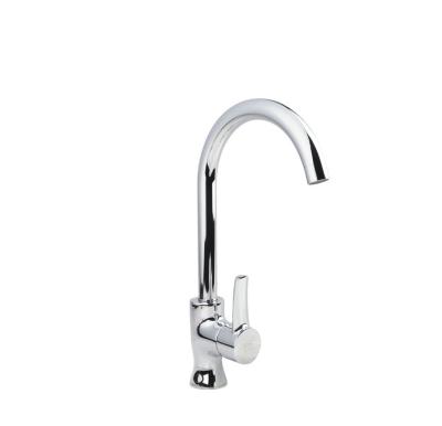 China Other Faucet Long Lasting Durable Kitchen Smooth Chrome Polished Plating Brass Kitchen Faucet for sale