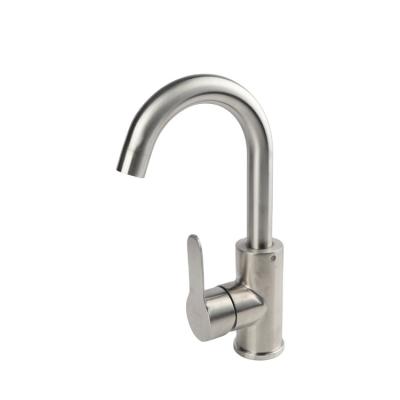 China Other Drip Proof Kitchen Sink Faucet Cold Water Mixer 304 Stainless Steel Kitchen Faucet for sale