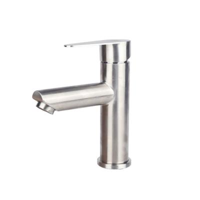 China Faucets factory direct sale 103BCU rust proof 304 stainless steel no-drip metered lavatory faucet for sale