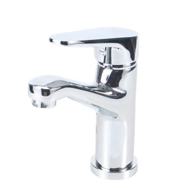 China Factory Direct Sale Metered Solid Brass Structure Watch Basin Faucet Non Drip Smooth Hot Cold Faucet Factory Direct Sale for sale