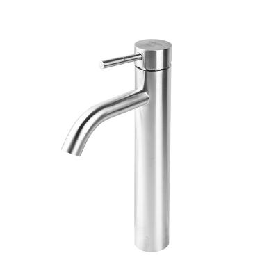 China Metered Faucets Wholesale Explosion Proof Brushed Stainless Steel SUS304 Antirust Basin Faucet for sale