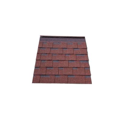 China Architectural Colored Fiberglass Asphalt EUROPEAN Mahogany Shingle For Roof Tile for sale