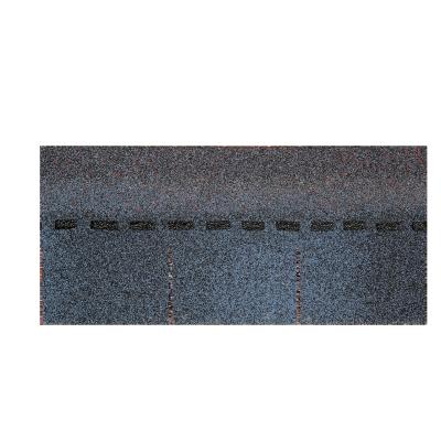 China European Classic 3 Tag Blue Fiberglass Asphalt Asphalt Shingle For Roof Tile for sale