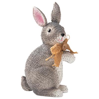 China New Design Europe For2023 Resin Rabbit Statue Home Decor Ornament for sale