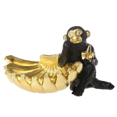 China Europe Resin Monkey Shape Handmade Craft For Decoration for sale