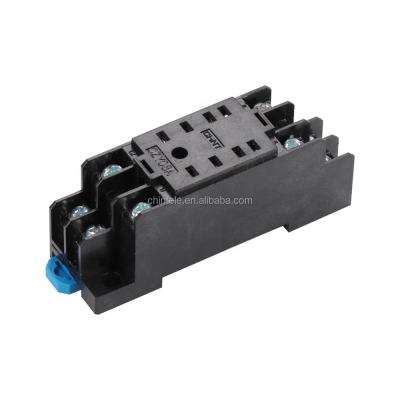 China China factory direct sale CHINT 12V/24V220V sealed dc 8/11/14 pins din rail relay automotive base for sale