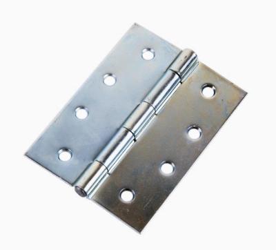 China Steel Steel Butt Hinge Fixed Pin Zinc Plated for sale