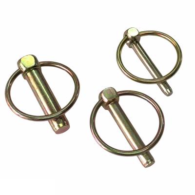 China Stainless Steel Wire Lock Pin Lynch Pins With Round Rings Fastener Accessories for sale