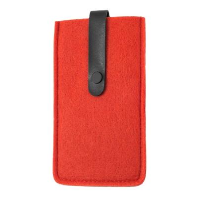 China Eco-friendly Wholesale Custom Felt Pocket Cell Phone Case Bag for sale