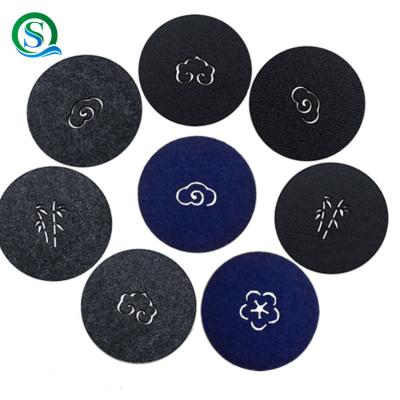 China Viable Promotional Custom Colorful Felt Mug Coaster for sale