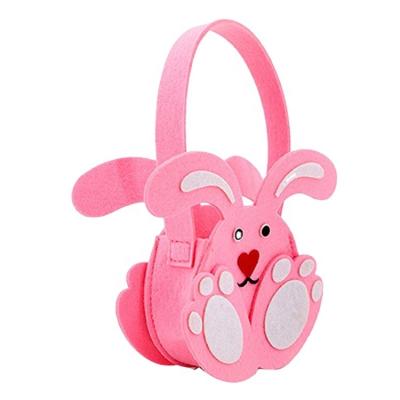 China Christmas Easter Felt Adorable Bunny Bags-Felt Bunny Totes for Easter Egg Hunts, Parties and Festivals for sale