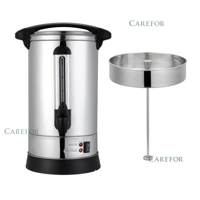 China Hotel and restaurant water heaters 50 liter temperature control coffee urn electric water urn double wall electric water urn for sale