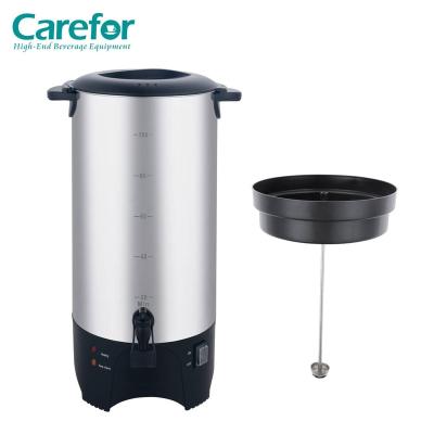 China Hotel Party Tea Urn Coffee Hot Water Boiler Coffee Percolator Stainless Steel Commercial Coffee &tea Supplying Urns for sale