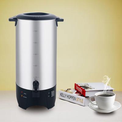 China Hotel Tea Urn Coffee Hot Water Boiler Coffee Urn Stainless Steel Commercial Supply Water Heater For Bubble Tea for sale