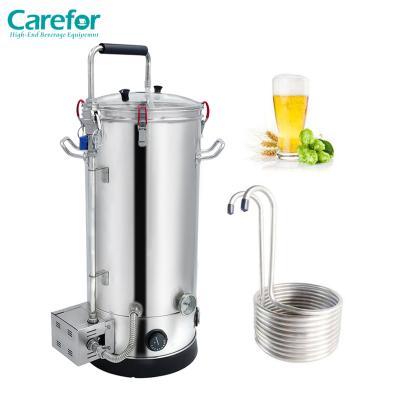 China Temperature Control Brewery Equipment Beer Brewing Equipment Beer Barrel Vat Brewing All In One for sale