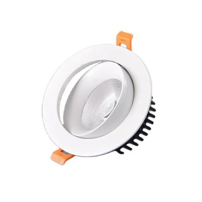 China Modern hot sale home lighting multiple decorative round indoor led ceiling recessed 10W hotel downlight for sale