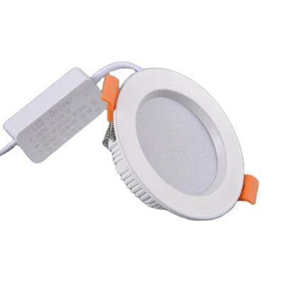 China Traditional Slim Panel Down 7w Recessed Light Aluminum 9w 12w 18w 24w Smd Led Ceiling Downlight for sale