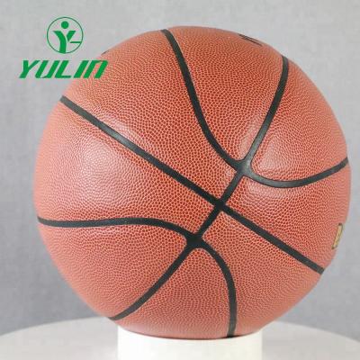 China Best Selling Mens Womens Professional Basketballs Bulk Durable PU Woman Basketball Ball From China Manufacturer for sale