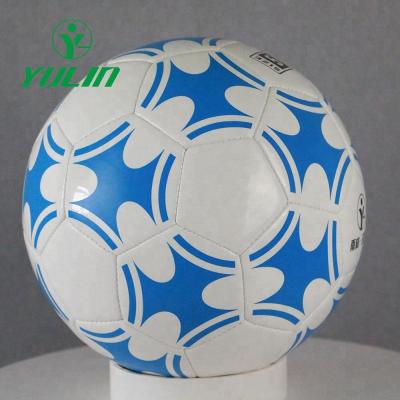 China interior & wholesale sporting goods outdoor training soccer ball machine point size 5 PU football for sale