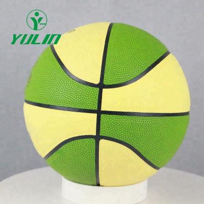 China PU Material Sports Goods Wholesale Price PU Leather Kids Play Promotional Mini Basketball Ball for sale