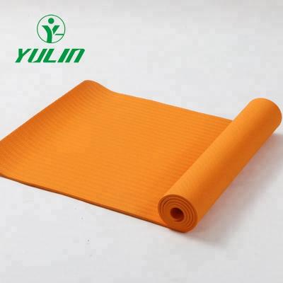 China Factory 8mm PU Yoga Mat Comfortable Custom Print Sporting Goods Yoga Mat Rubber Mat For Home And Outdoor Use for sale