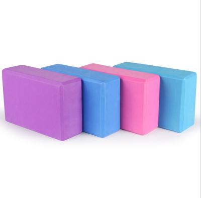 China Amazon Hot Selling Yoga Sports Goods Wholesale Thick EVA Foam Yoga Blocks Soft Yoga Block Brick for sale