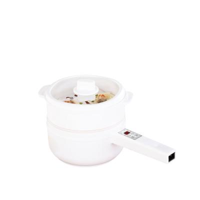 China Easily Cleaned Household Multifunctional Electric Cooking Pot Electric Cooking Pot With Steaming And Rinsing for sale