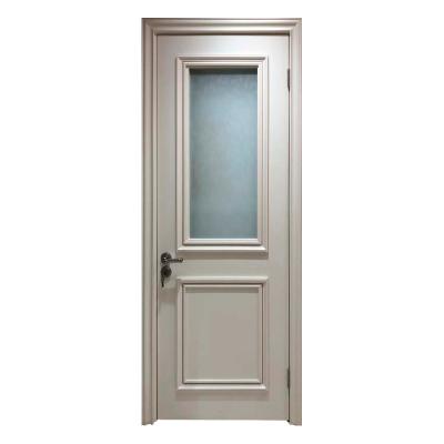 China Bosya Wpc Sound Insulation PVC Bathroom Door Supplier Pvc Panel Door PVC Melamine Wood Borad Laminated Waterproof Paint Doors for sale