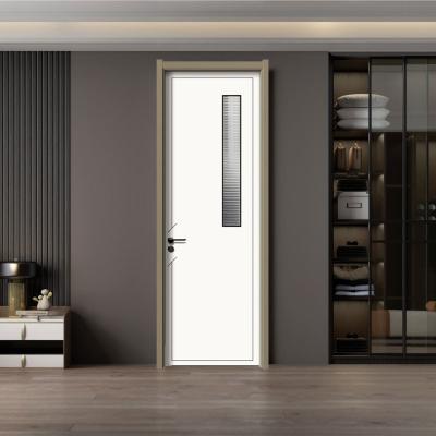 China Factory Bosya Wpc assembly waterproof door 43mm style interior split door and part door leaf saudi arabia wpc pvc big middle profile for sale