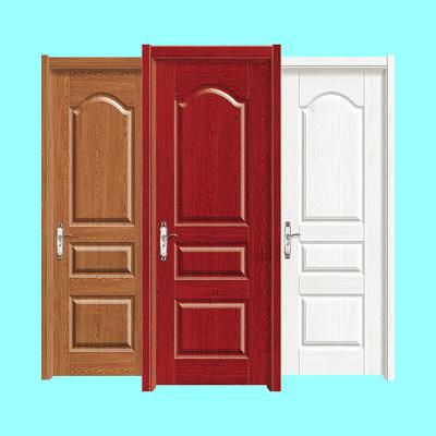 China Bosya Good Quality Wooden Door Sound Insulation Entry Doors Ghana New Design Melamine Wooden Doors With Wholesale Price for sale