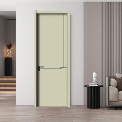 China Bosya waterproof high quality low price paint free wooden bedroom door designs melamine doors for sale