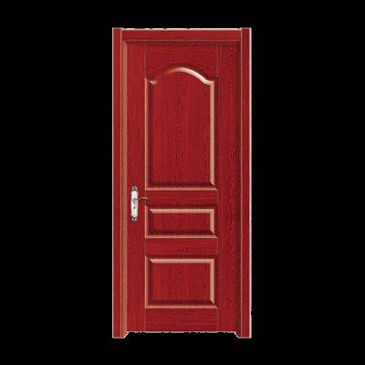 China Sound insulation Bosya bathroom interior wooden door mahogany solid wood semi solid wood door for sale