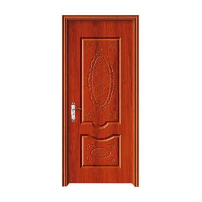 China Bosya American Style Anti-theft Modern Teak Bedroom Wooden Doors Veneer Wooden Door Melamine Laminated Composite Wood Door for sale