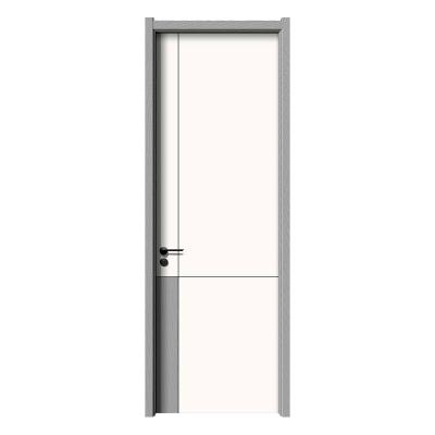 China Modern Design Waterproof Isreal Market Bosya Cavity WPC Interior Door With Door Frame for sale