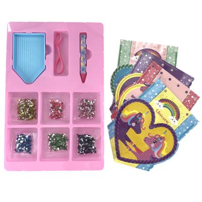 China Modern Gift Box DIY 5D Diamond Painting Princess Girl Special Shape Rhinestone Picture Frame Set for sale