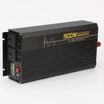 China RV 1500W Power Inverter 12v 24v dc to ac 110v 220v Pure Sine Wave Inverter for sale