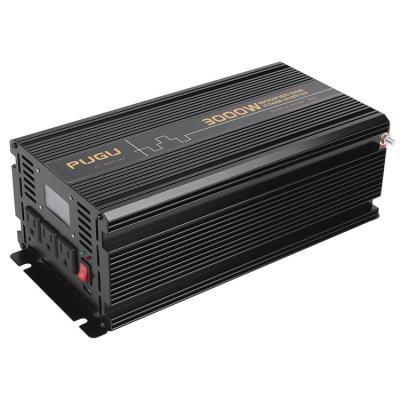 China 3000W Home Appliance Off-Grid Solar Power Inverter Modified Inverter 12V 24V 48V DC To 120V 220V AC Converter For Home RV Truck for sale