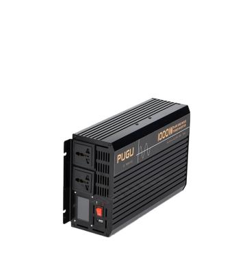 China RV 1000W Pure Sine Wave Power Inverter Truck/RV Inverter 12V DC to 110V AC Converter with USB for sale