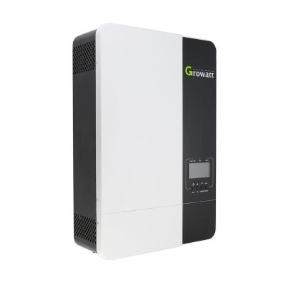 China Growatt SPF 5000es 48v 3500w 5000w Mppt Off Grid Solar Inverter 5Kw With 330/485/135mm Batteries for sale