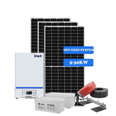 China Home Solar Systems 5kw Off Grid Complete 10 Kw Off Grid Solar System for sale