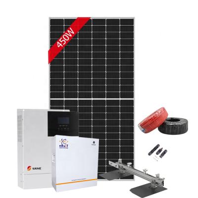 China SL001 Solar Power Panel Home Generator Station Off Grid Kit 5kw Off Grid System Solar Energy Storage System for sale