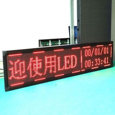 China Led Display P10 LED Display Sign , 1-4 Line 128x32 Tricolor for sale