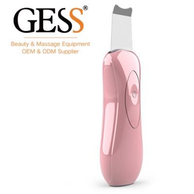 China Acne Treatment GESSW197 New Arrival Ultrasonic Led Skin Scrubber Massager for sale