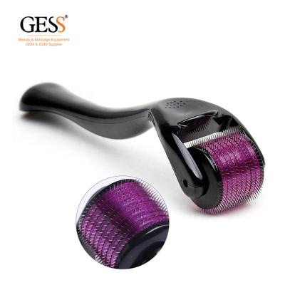 China 540 Anti-Puffiness GESS Needles Derma Roller Beauty Microneedle Skin Care Microneedle Derma Roller for sale