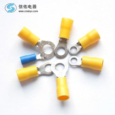 China Copper PVC Insulated Electrical Wire Cable Connecting Ring Terminal Lugs for sale