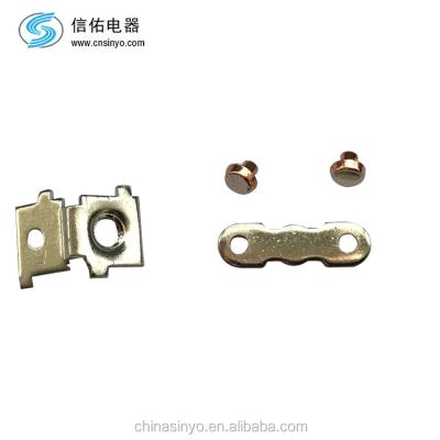 China AG New Arrival Precision Electrical Contact Brass Rivets for sale