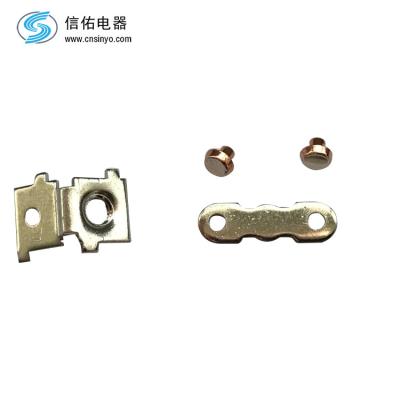 China Contactors Trimetal Contact Rivet Silver Electrical Contact Rivet for sale