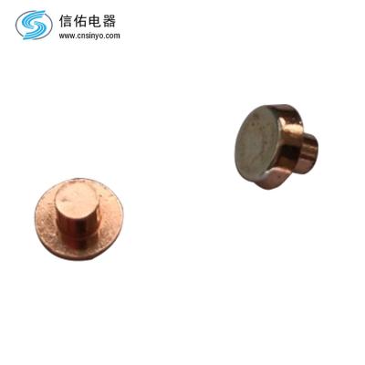 China Silver Contact Rivet Bimetal Contact Rivets From AG Professional Manufacturer for sale