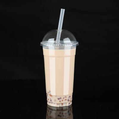 China PP Plastic 32oz 950ml Factory Transparent Clear Printing Cups With Lids, Milkshake Plastic Cold Drink Juice Cup for sale