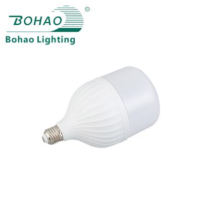 China High Brightness INDOOR Workshop 85-265V LED Light Bulb E27 58W T White Plastic Aluminum Light Bulb for sale